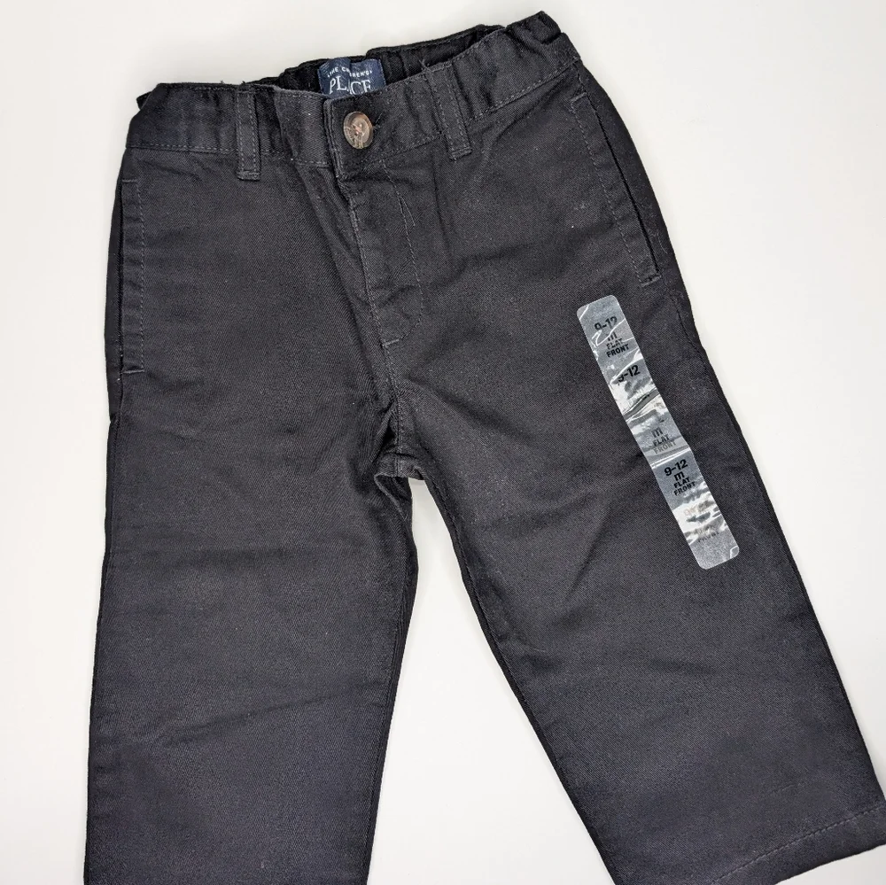 NWT The Children’s‎ Place Black Dress Slacks 9–12M